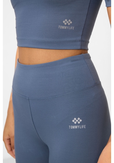 Tommylife Tommy Life Petrol Yüksek Bel Kapri-crop T-shirt Slim Fit Kadın Tayt Takım - 95285 Petrol Tommylife Tommy Life Petrol Yüksek Bel Kapri-crop T-shirt Slim Fit Kadın Tayt Takım - 95285 Petrol