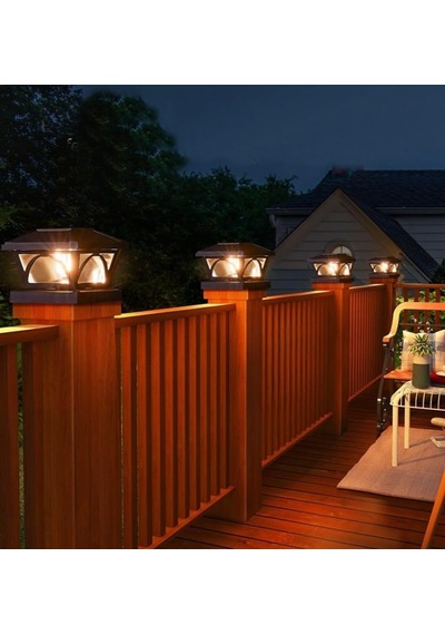 Tr 2 Adet Set Üstü Günışığı Renk Ledli Solar Güneş Enerjili Bahçe Lambası Yy-84