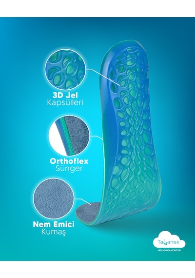 Tabanex Chilly Perforated Jel Tabanlık - Erkek