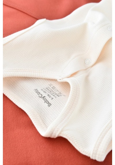 BabyCosy Organik Waffle Askılı Tulum Csyw1008 Ekru