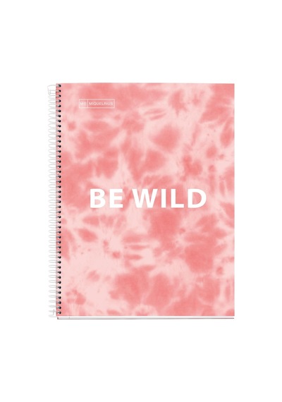 Mr Defter-nb A5 120 Kareli 90gr Batık Pembe Spiralli