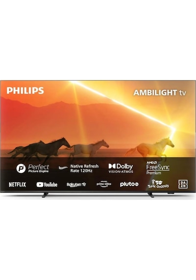 Philips The Xtra 65pml9008 4k Ultra Hd 65" 165 Ekran Uydu Alıcılı Smart Ambilight Miniled Tv Teşhir