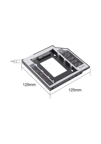 9.5Mm - 12.7Mm Caddy Ssd Sata Harddisk Kutu Notebook Hdd Kızak