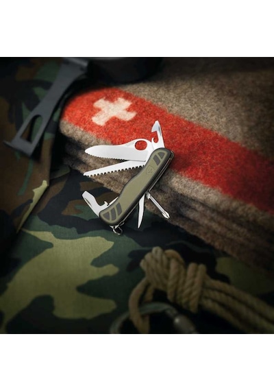 Victorinox 0.8461.Mwch Swiss Soldiers Knife 08 Kamp Çakı Haki