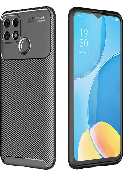 Oppo A15 Kılıf Negro Karbon Dizayn Silikon  (510453156)