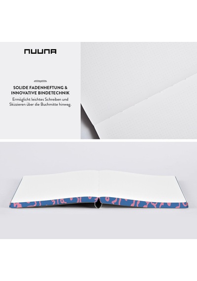 Tr Not Defteri A5+ Graphic L - Flower Power 3,5 Mm Nokta Izgarası 256 Numaralı Sayfa 120 G Birinci Sınıf Ka Çok Renkli