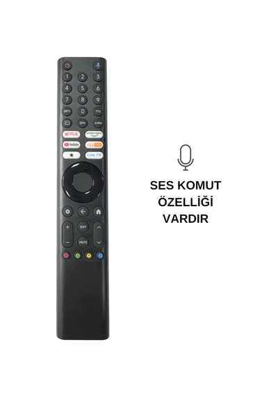 Xiaomi Mı-ver.23 Netflix-prime Video Tuşlu Bluetooth Kumanda - Ses Komutlu