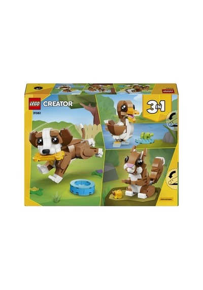 Lego Sevimli Yavru Köpek Temalı 3'ü 1 Arada Oyuncak Seti