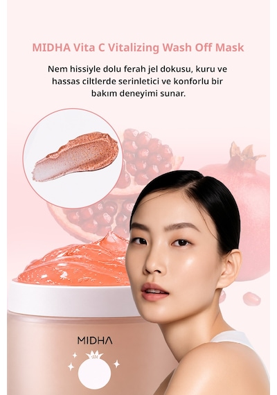 Midha Vita C Vitalizing Wash Off Mask 100 ML