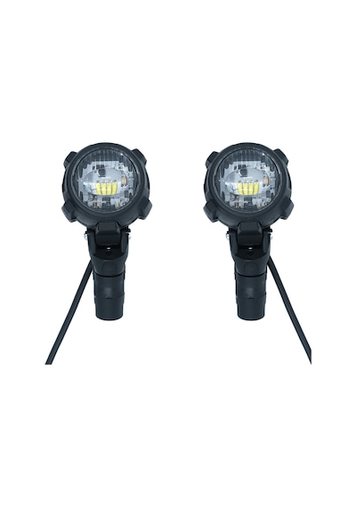 Gp Kompozit Sfr002 Medium Universal Çakarsız Motosiklet Sis Farı Seti Siyah