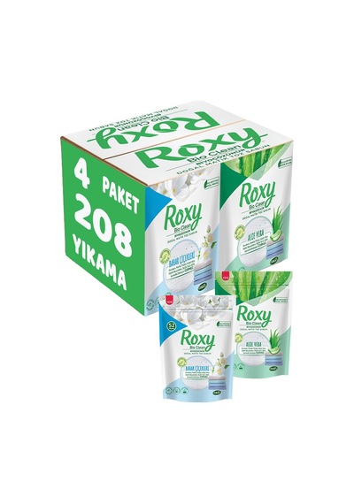 Dalan Roxy Bio Clean Sabun Tozu Karma Set 3.2+3.2Kg=6.4KG Bahar Çiçeği