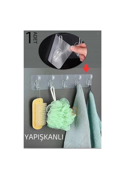 Xenoty 5 Pinli Yapışkanlı 90d Tüm Alanlarda Askı 100