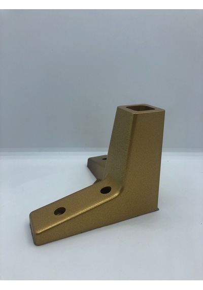 Karakoçaksesuar Plastik,10x12x12 Cm Gold Koltuk,Baza,Mobilya Ayağı (4 Adet)