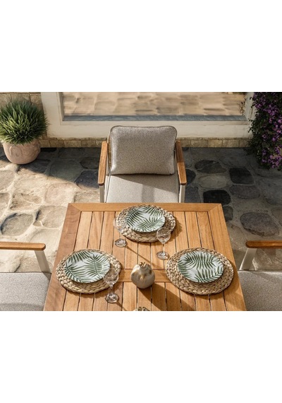 Onyx Bahçe & Balkon Masa Takımı Krem