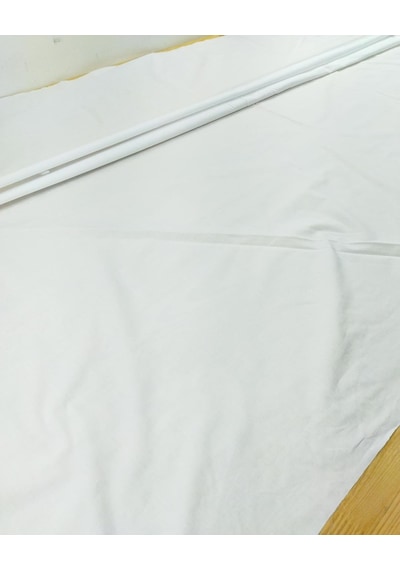 Beyaz Pamuk Poplin En 140 Cm X Boy 430 Cm -10237 Beyaz