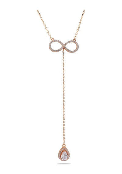 Kuyumcudukkani Zincirli"damla Sallantılı Sonsuzluk" Kolye-37211-r-w Rose Gold