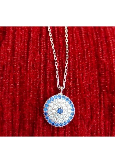 Oriental Kuyumculuk Jewellery Göz Kolye Gümüş
