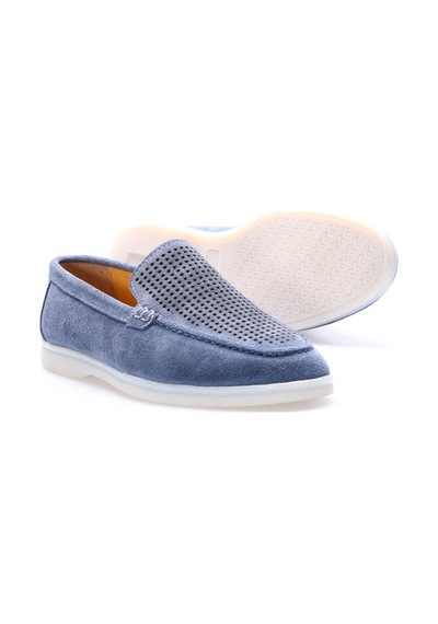Fast Step Hakiki Deri Erkek Casual Ayakkabı 819ma020lzr Mavi