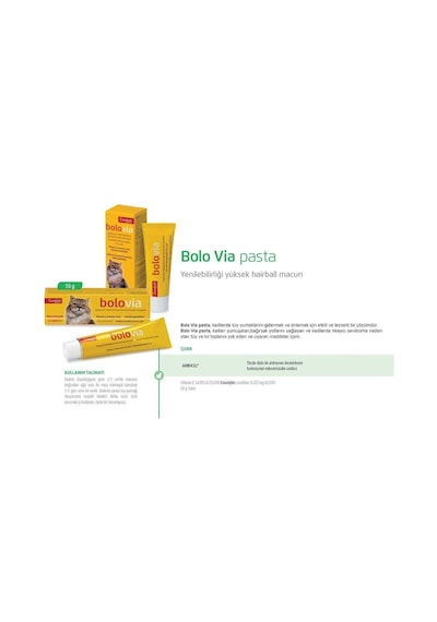 Bolovia Pasta Kediler Için Tamamlayıcı Malt Pastası 50g