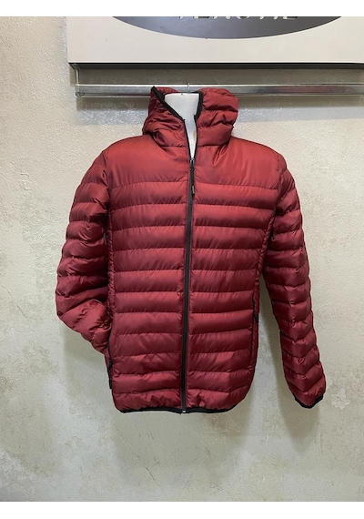 Calzare Erkek Şişme Mont - Bordo