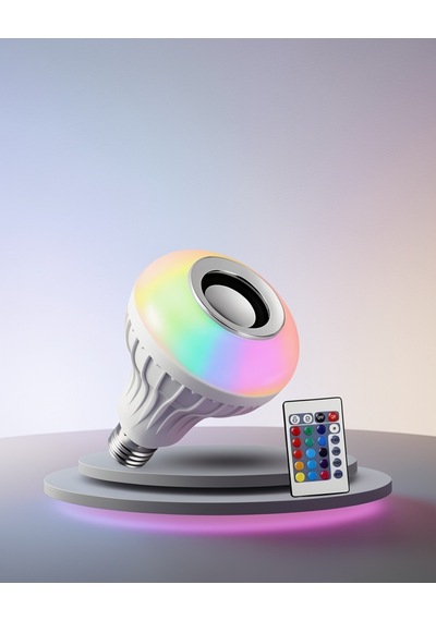 Rgb Led Işık Hoparlör E27 12w Uczzzlambahoparlörrr3