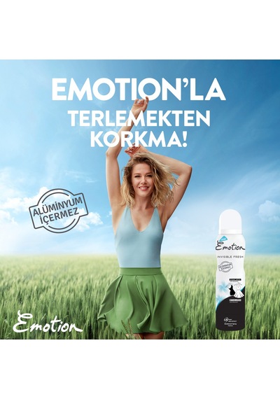 Emotion Invisible Fresh Kadın Sprey Deodorant 4 x 150 ML