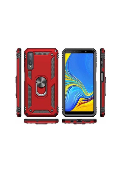 Samsung Uyumlu Galaxy A7 2018 Kılıf Zore Vega Kapak Mavi