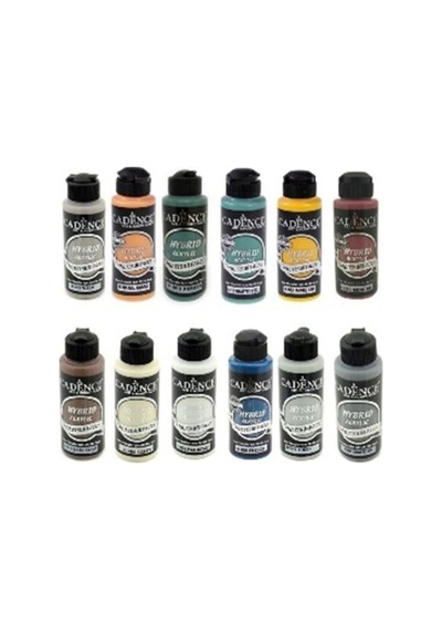 Hybrid Akrilik Boya Seti 120 Ml Set2 Sonbahar Renkleri Karışık Karışık