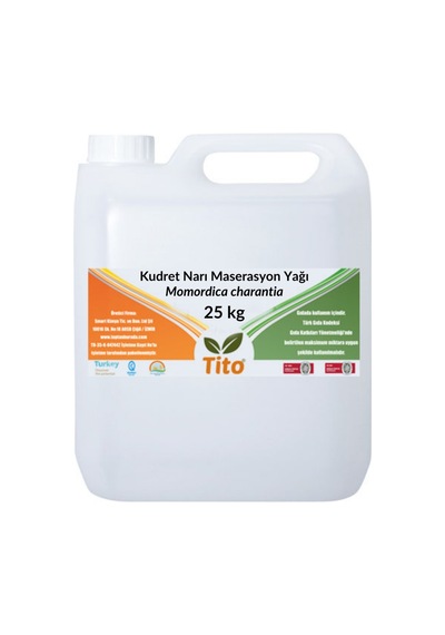 Tito Kudret Narı Maserasyon Yağı Momordica Charantia 25 KG