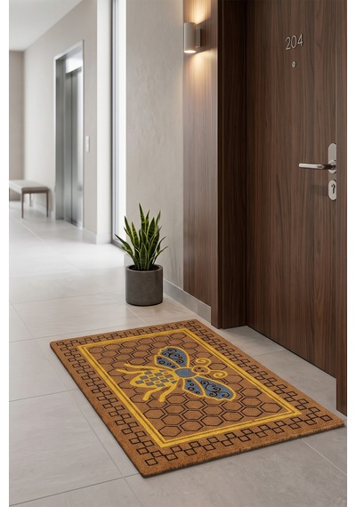 Villadia Home Textile Kapı Önü Paspası Kaymaz Taban Dekoratif Paspas Ev Giriş Antre İç Ve Dış Mekan Paspası 45x70 Cm 19ypycoco