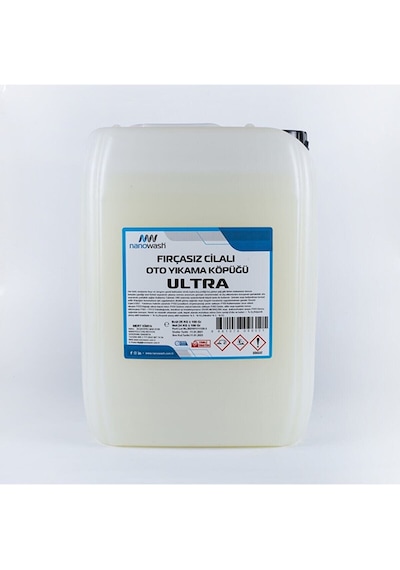 Nanowash Ultra Vip Fırçasız Cilalı Oto Yıkama Köpüğü 25 Kg