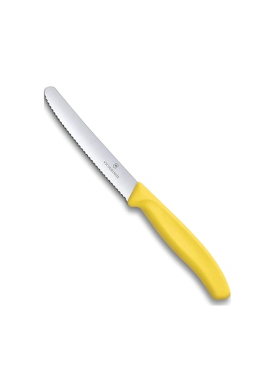 Victorinox 6.7836.L118 SwissClassic 11 CM Domates & Sosis Bıçağı Sarı