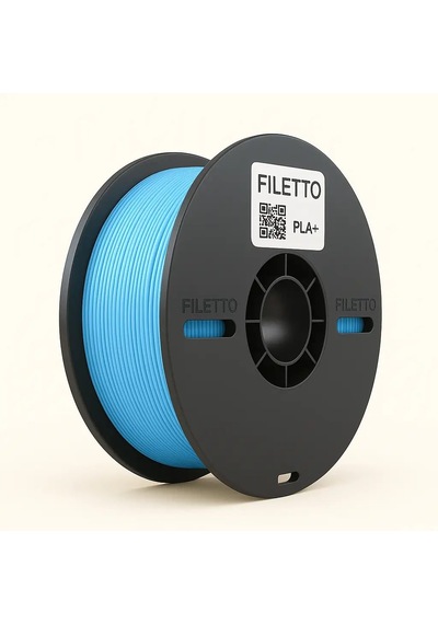 Açık Mavi Filetto Pla+ 3d Filament 1.75mm 1kg Ams Uyumlu