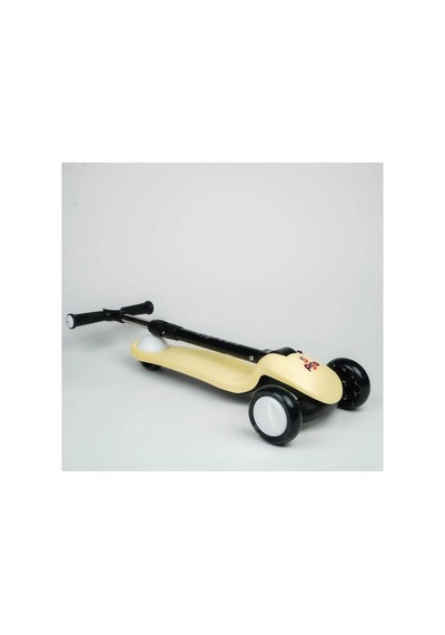 Scooter Pro Katlanabilir 3tekerli Led Işıklı 3kademeli Direksiyon 50kğ Taşıma Kapasiteli 3+yaş Sarı