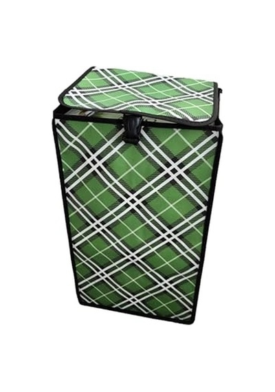 Pazar Araba Çantası Torbası Yedek Çanta 32x55x26 Cm 1 Adet Yeşil Açık Kahverengi