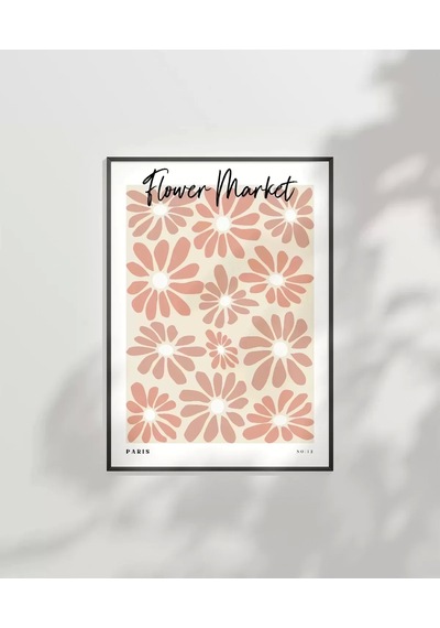 Çerçevesiz Poster Paris Flower Market