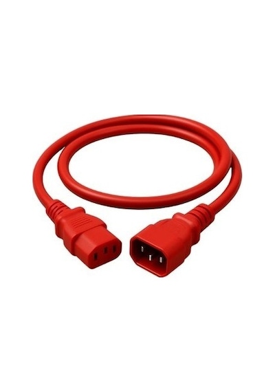 1 Metre 3x1.5mm C13 To C14 Güç Kablosu Iec Uzatma Power Kablosu