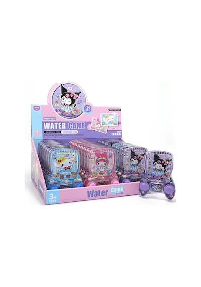 Kuromi,cinnamoroll Ve My Melody Baskılı Sulu Oyun Çok Renkli