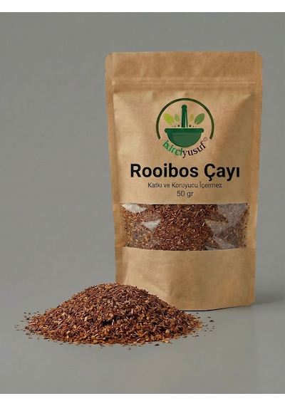 Rooibos Çayı Kırmızı Çay - Rooibos Tea Red Rooibos Aspalathus Linearis Doğal Kurutulmuş 50 G