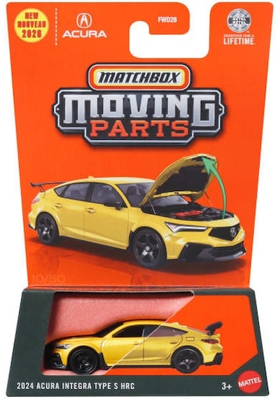 Matchbox 1:64 Arabalar 2024 Acura Integra Type S Hrc Jhv20 Çok Renkli