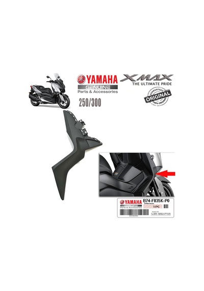 Yamaha Xmax 250/300 2018-2022 Z Grenaj Sağ Ön Panel Mat Siyah