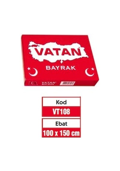 Vatan 100X150CM Türk Bayrağı