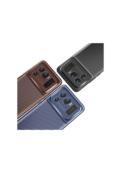 Smcase Xiaomi Mi 11 Ultra Kılıf Lüks Kamera Korumalı Karbon Silikon Tam Kapatan Ekran Koruyucu
