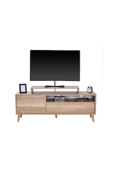 Retro Wide Kapaklı Çekmeceli Tv Sehpası - Tori