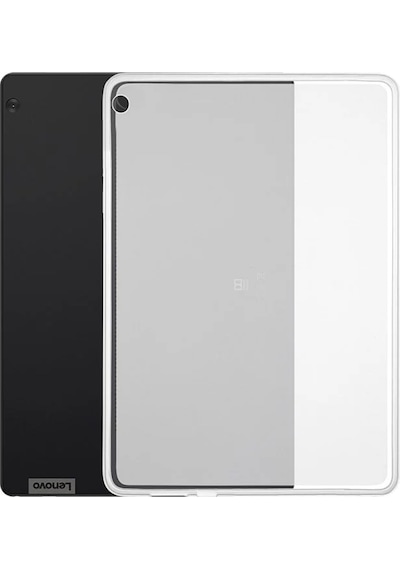 Forzacase Lenovo Tab M10 10.1 İnch X505 - X605 İle Uyumlu Silikon Kılıf Buzlu Şeffaf - Fc013 Şeffaf