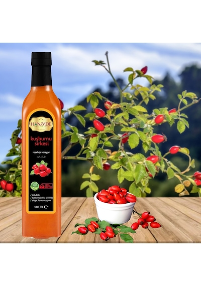 Hanzade Bitkisel Kuşburnu Sirkesi 3 x 500 ML