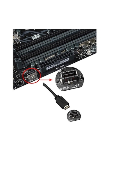 Usb Type E To Type C Type E To Type C Çevirici Dönüştürücü Kablo