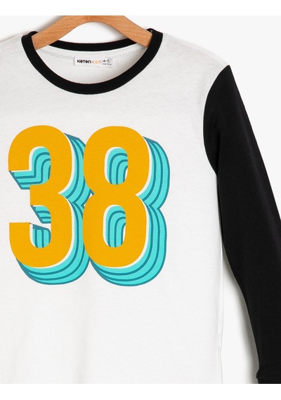 Koton Baskılı Pijama Seti Kırık Beyaz 9kkb24358ok Ekru