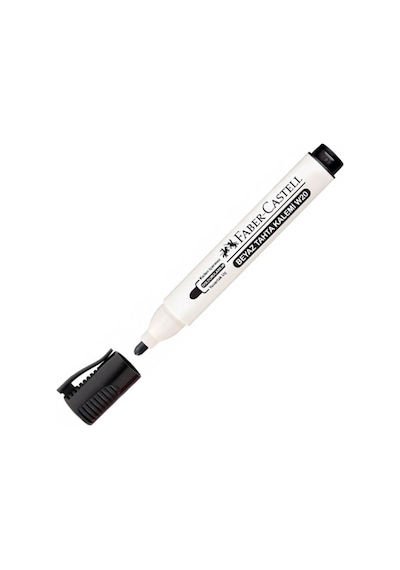 Faber-Castell Beyaz Tahta Kalemi W20 Siyah 10'Lu