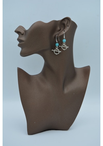 Stoneagejewellery Stoneage Özel Tasarim Küpe N11.88553 Gri